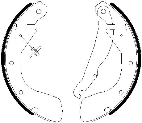 Bremsbackensatz Omnicraft 2255694