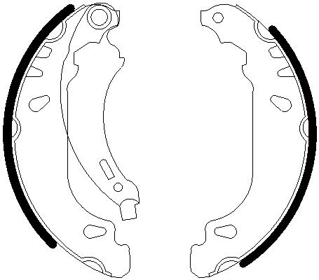 Bremsbackensatz Omnicraft 2255698