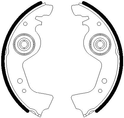 Bremsbackensatz Omnicraft 2255700