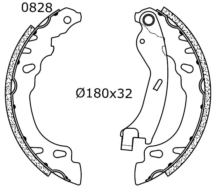 Bremsbackensatz Omnicraft 2255704