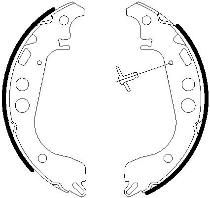 Bremsbackensatz Omnicraft 2255738