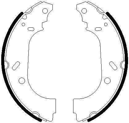 Bremsbackensatz Omnicraft 2255740