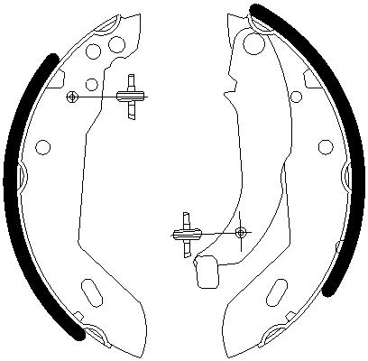 Bremsbackensatz Omnicraft 2255742
