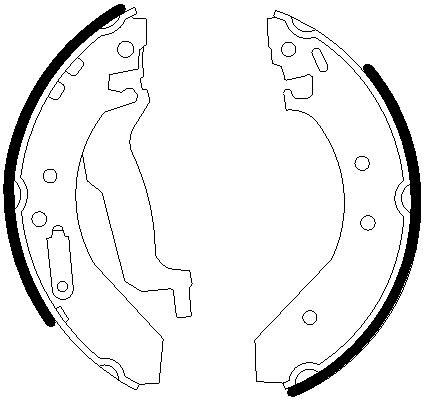 Bremsbackensatz Omnicraft 2255750