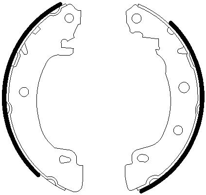 Bremsbackensatz Omnicraft 2255752