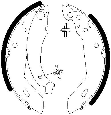 Bremsbackensatz Omnicraft 2255754