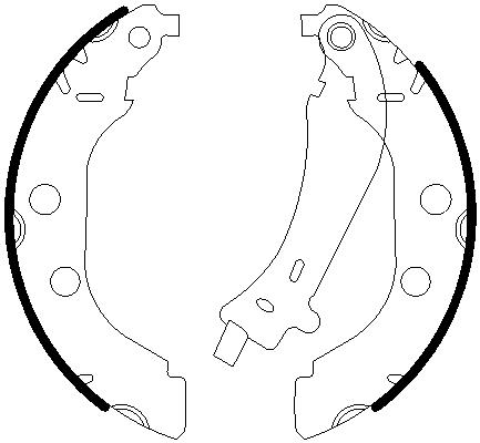 Bremsbackensatz Omnicraft 2255756