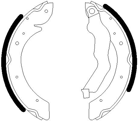 Bremsbackensatz Omnicraft 2255759