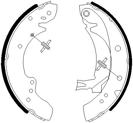 Bremsbackensatz Omnicraft 2255764