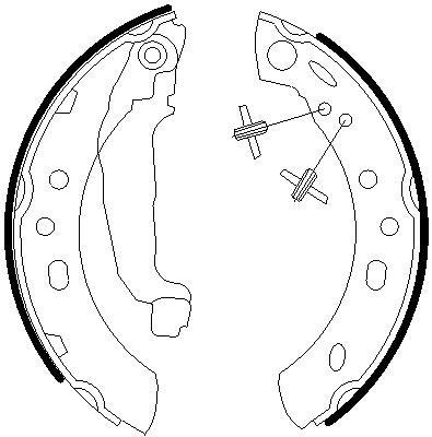 Bremsbackensatz Omnicraft 2255766