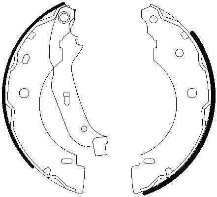 Bremsbackensatz Omnicraft 2255768