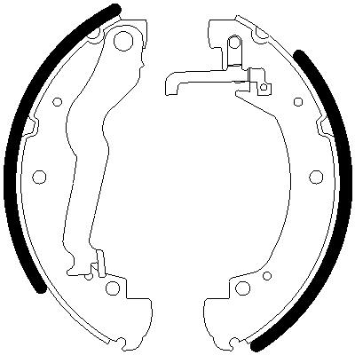 Bremsbackensatz Omnicraft 2255770