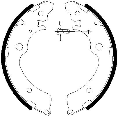 Bremsbackensatz Omnicraft 2255774