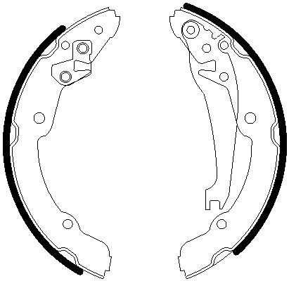Bremsbackensatz Omnicraft 2255782