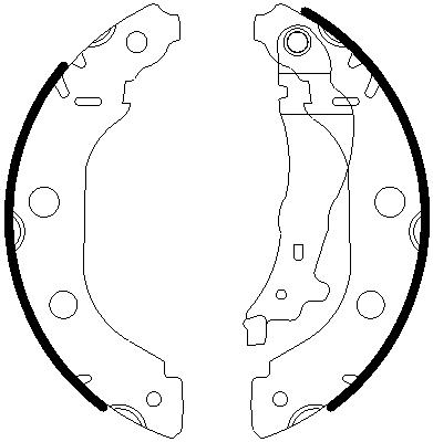 Bremsbackensatz Omnicraft 2255789