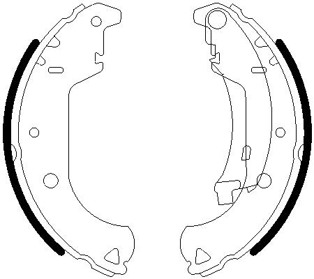 Bremsbackensatz Omnicraft 2255791