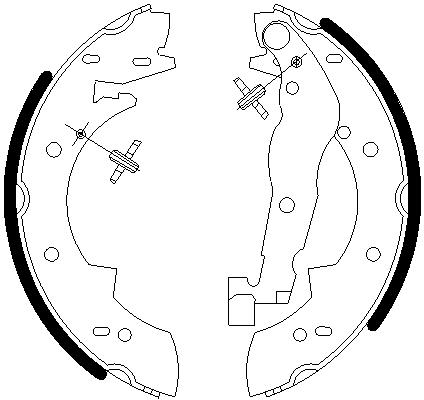 Bremsbackensatz Omnicraft 2255797