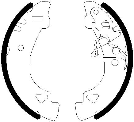 Bremsbackensatz Omnicraft 2255799