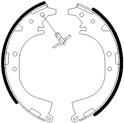 Bremsbackensatz Omnicraft 2255809