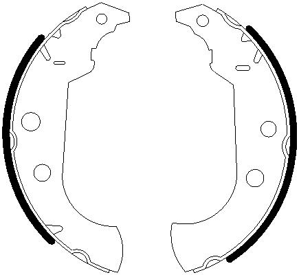 Bremsbackensatz Omnicraft 2255811