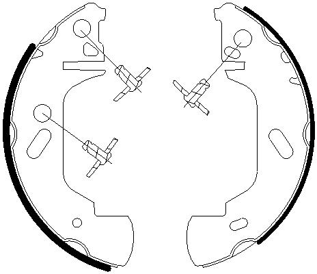 Bremsbackensatz Omnicraft 2255815