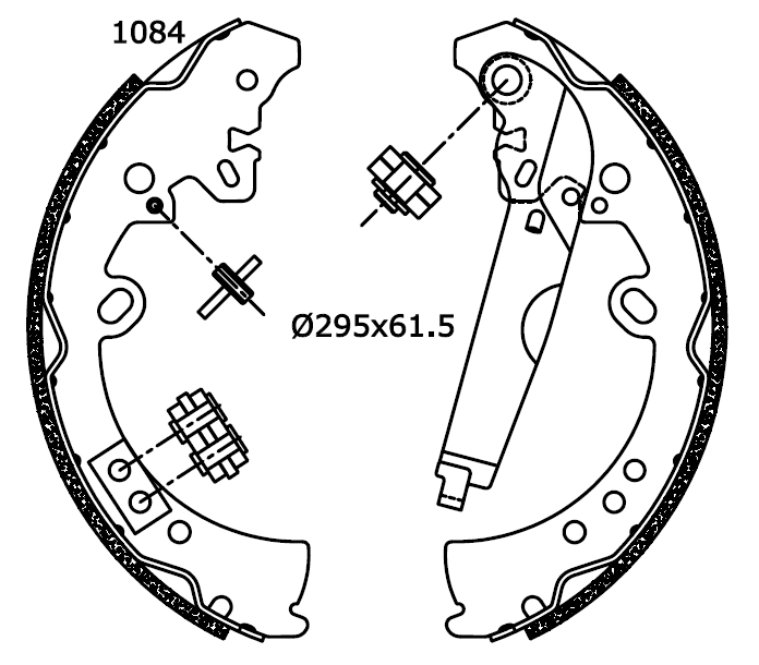 Bremsbackensatz Omnicraft 2255847