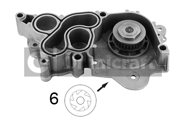 Wasserpumpe, Motorkühlung Omnicraft 2316958