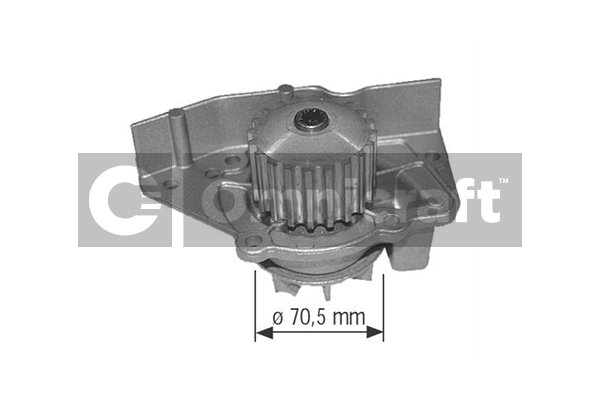 Wasserpumpe, Motorkühlung Omnicraft 2317101