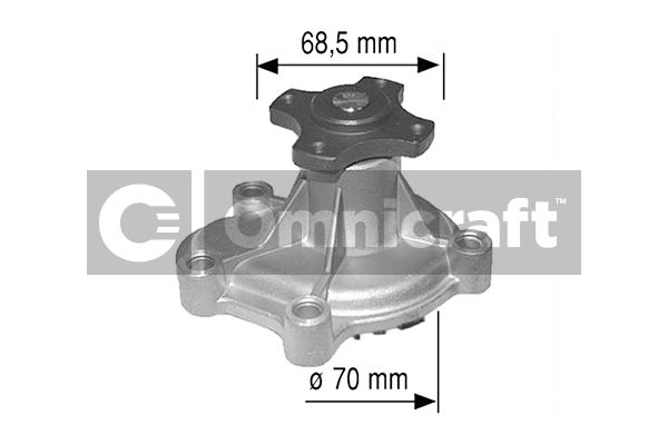 Wasserpumpe, Motorkühlung Omnicraft 2317272