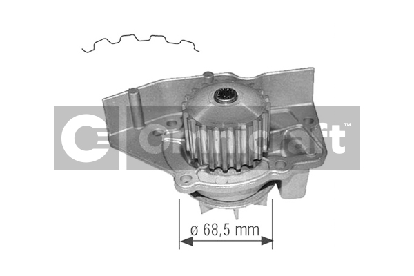 Wasserpumpe, Motorkühlung Omnicraft 2317356