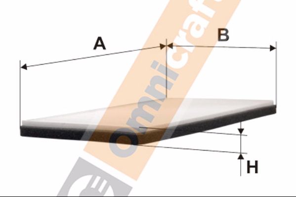 Filter, Innenraumluft Omnicraft 2135416