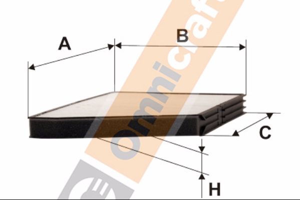 Filter, Innenraumluft Omnicraft 2135394