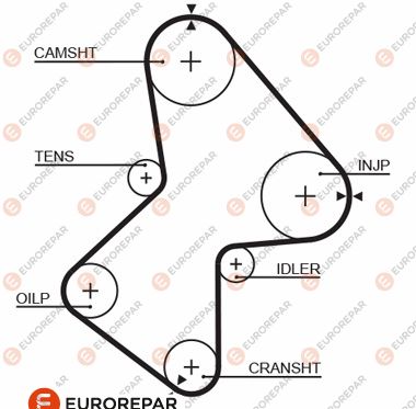 Zahnriemen EUROREPAR 1633142980