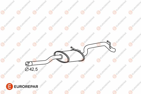 Endschalldämpfer EUROREPAR 1609216880