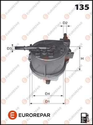 Kraftstofffilter EUROREPAR 1609692180