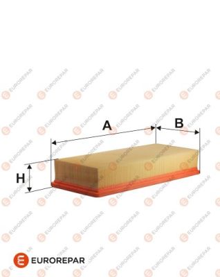 Luftfilter EUROREPAR 1612889480