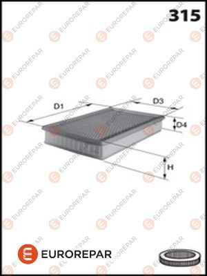 Luftfilter EUROREPAR 1616251480