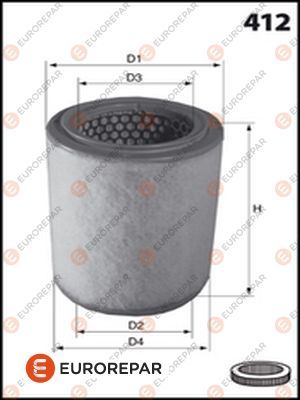 Luftfilter EUROREPAR 1616267180