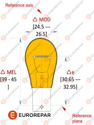 Glühlampe, Blinkleuchte EUROREPAR 1616430980