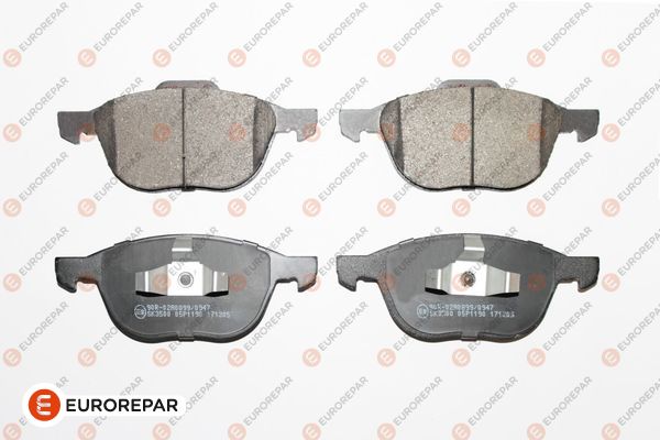 Bremsbelagsatz, Scheibenbremse EUROREPAR 1617258480