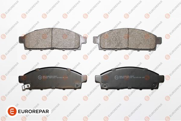 Bremsbelagsatz, Scheibenbremse EUROREPAR 1617285380