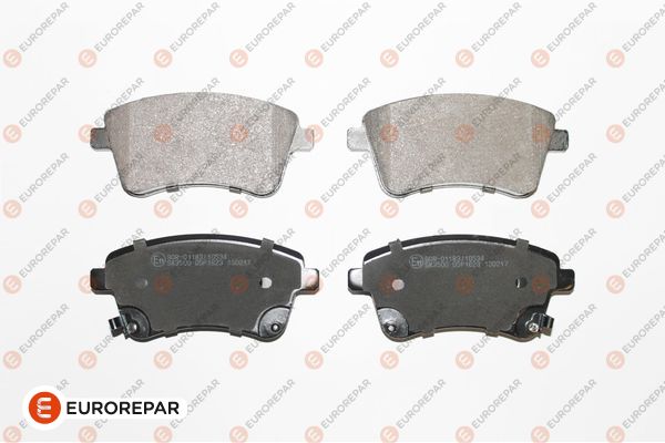 Bremsbelagsatz, Scheibenbremse EUROREPAR 1623056280
