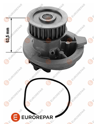 Wasserpumpe, Motorkühlung EUROREPAR 1623111980