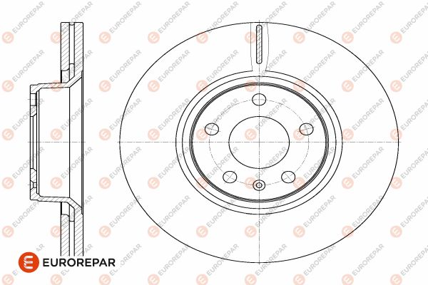 Bremsscheibe EUROREPAR 1642756280