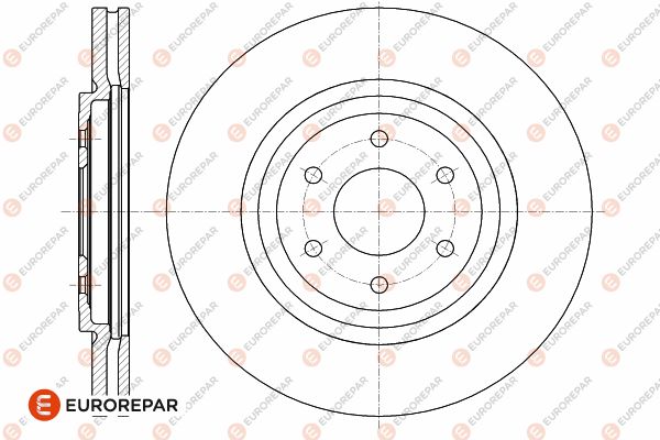 Bremsscheibe EUROREPAR 1642758480