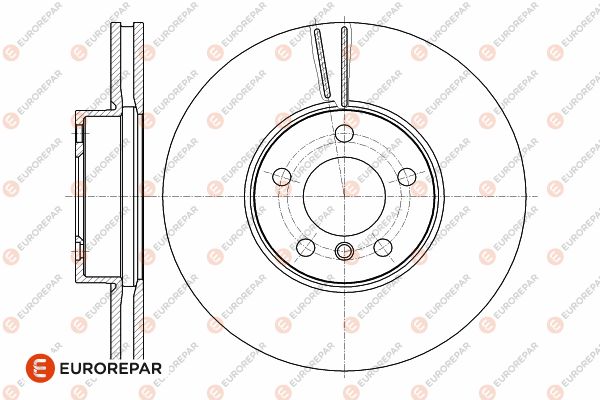 Bremsscheibe EUROREPAR 1642759380