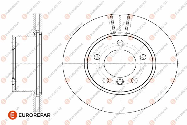 Bremsscheibe EUROREPAR 1642760580