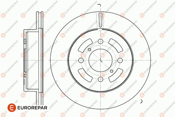 Bremsscheibe EUROREPAR 1642764380