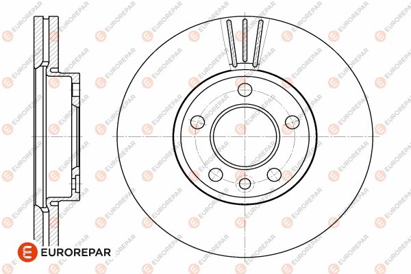 Bremsscheibe EUROREPAR 1642765480