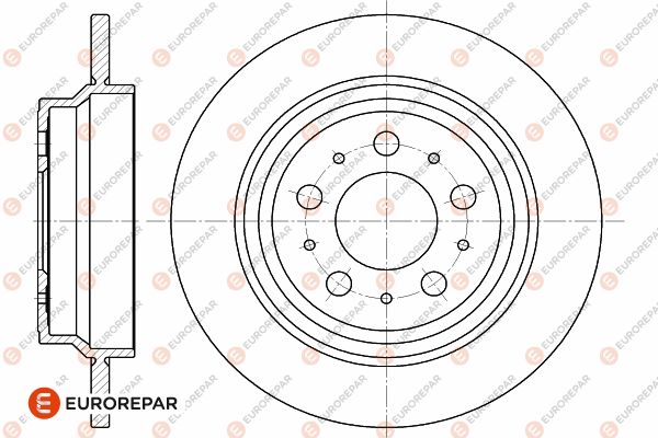 Bremsscheibe EUROREPAR 1642769980